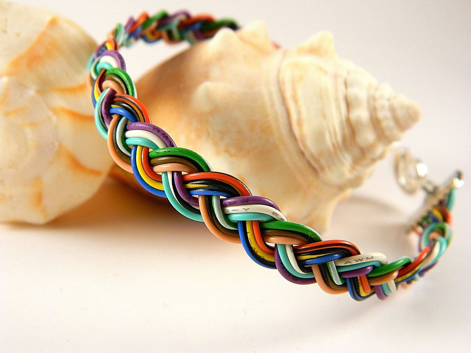 Braided RECYCLED wire Bracelet