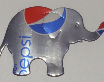 Items similar to Elephant Magnet - Pink Diet Wild Cherry Pepsi Cola