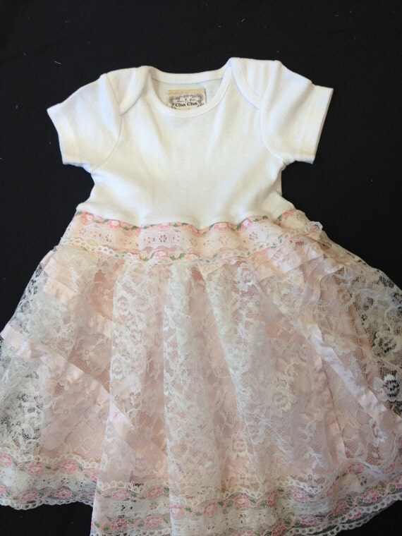 infant 6m shabby chic lace dress by chachalouise on etsy infant 6m shabby chic lace dress by chachalouise on etsy