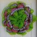 Lime Green Metallic Zebra& Polka Dot Mesh Wreath (50% Off Sale)