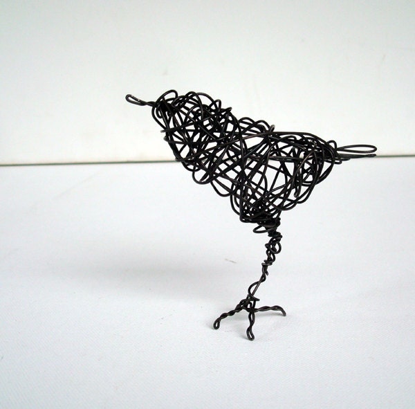 Handmade Wire Sculpture ONEFOOT WONDER Wire by wireanimals