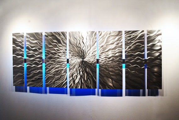 Lighted Metal Wall Art LED Metal Wall Sculpture Color