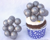 ReTRo Balloon Picks--3ct-silver--cupcake picks-retro-vintage style Il_170x135