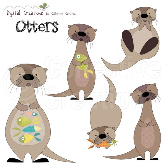 river otter clipart - photo #29