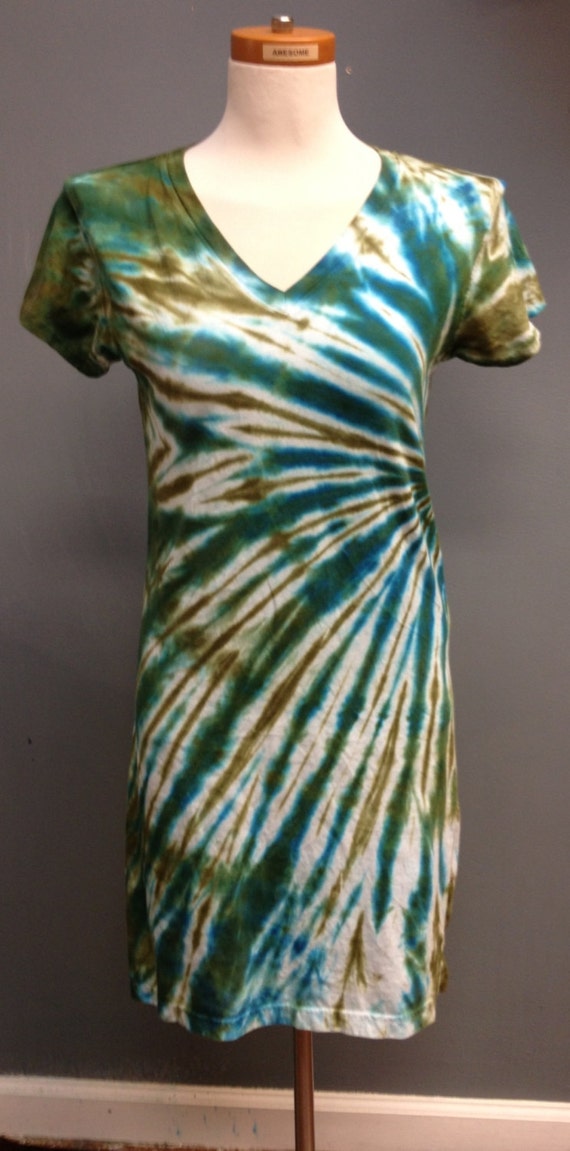  Tie  Dye  Dress  T  Shirt  Dress  Hippie Dress  Plus  Size  by 