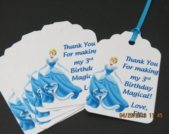 Cinderella Favor Tags (set of 12)