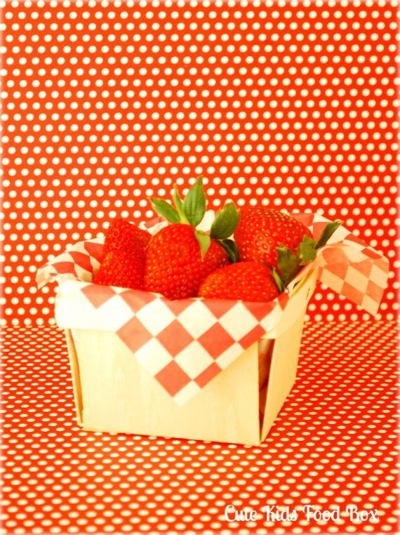 Berry Basket Wood PINT SIZE Berry Basket Set of 12