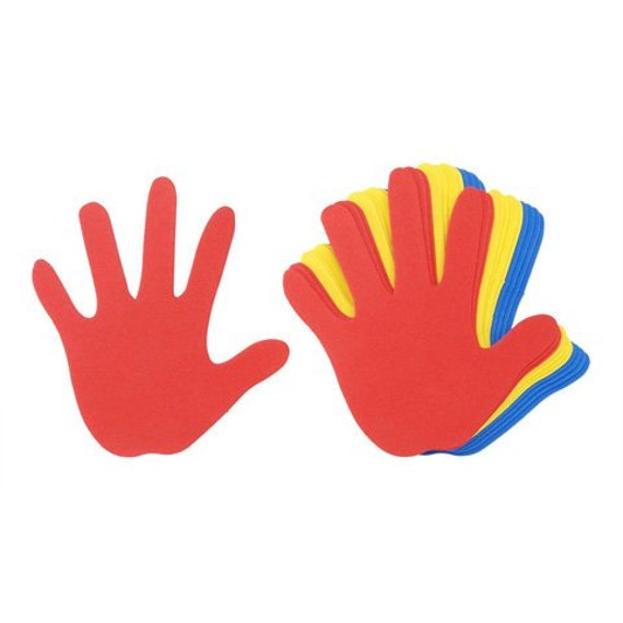 12 Foam Hand Shapes