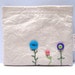 Reusable Snack Bag, Eco Snack Bags, Button Flowers Nylon Lined, Back To School