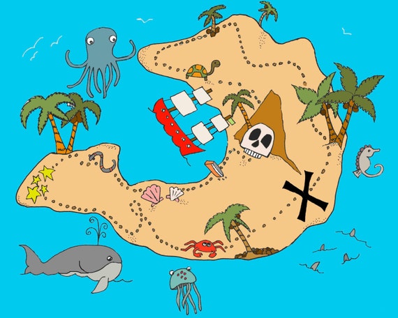 Treasure Map For Kids 1