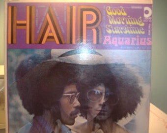 Vintage Vinyl Record Album/ 1960s 'HAIR'