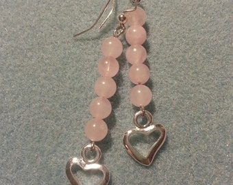 rose quartz earrings rose quartz earrings