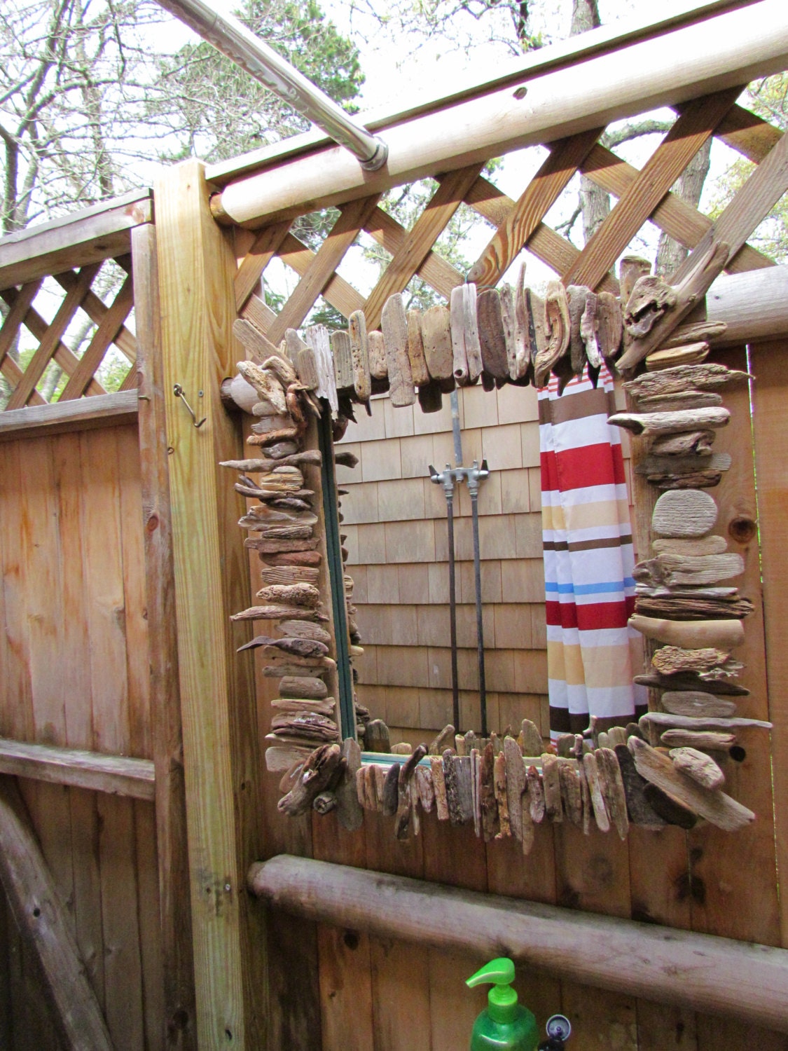 Cape Cod Driftwood Mirror Cape Camp Mirror