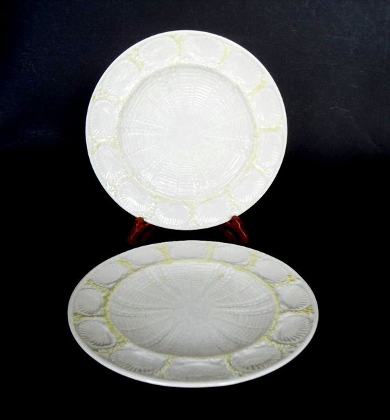 Vintage Irish Belleek Plates 3rd Green Mark by joysofolduk on Etsy