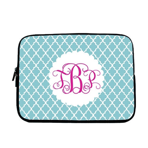 Laptop Case/Bag/Sleeve 15 or 17 Personalized by PreppyPickle