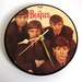 Original BEATLES Vinyl Record CLOCK made from recycled 7" picture Disc original gift for guys girls mums dads