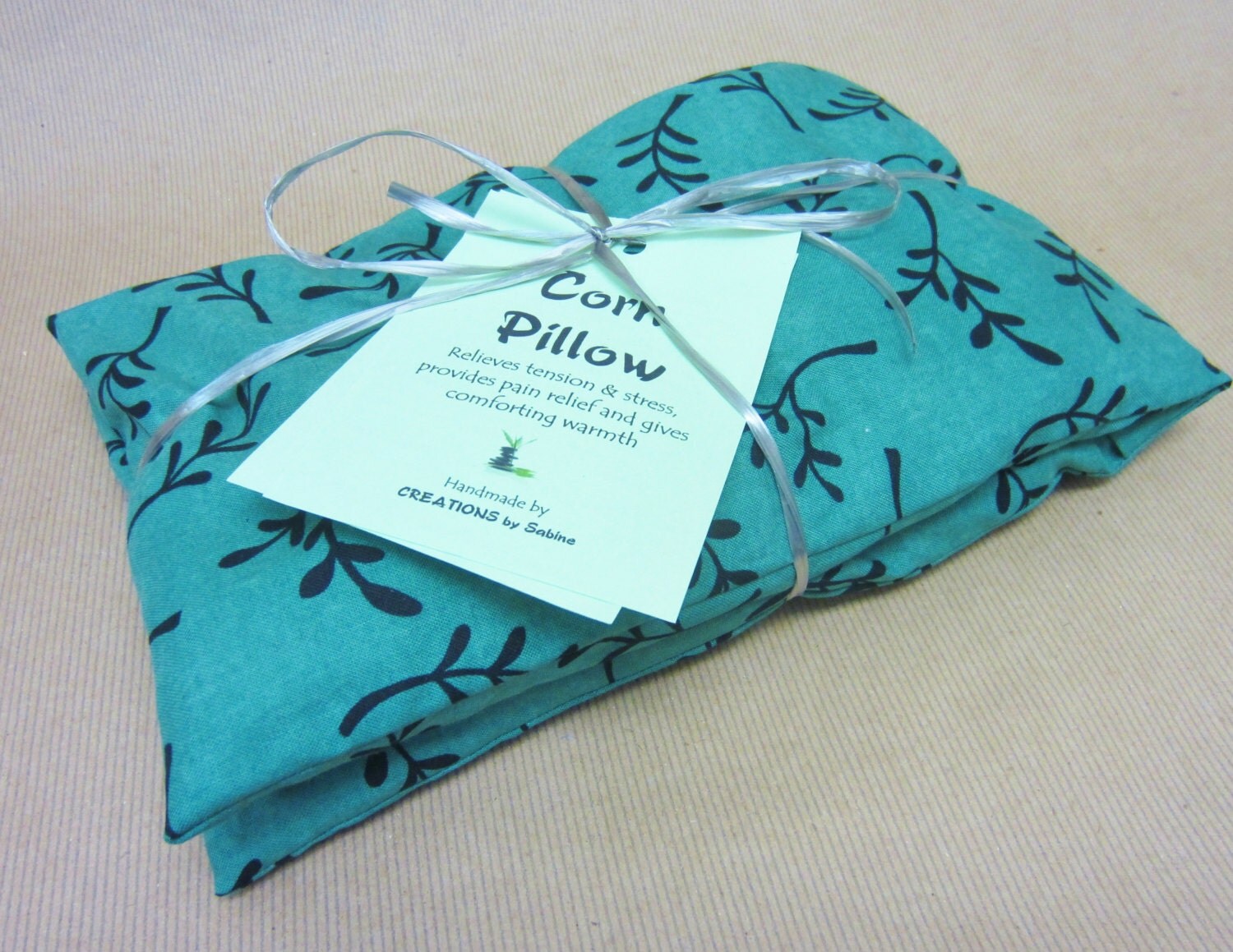 Corn Neck Heat Wrap Pillow Microwaveable Hot by CREATIONSbySabine