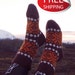 Comfortable and unusual warm wool socks. Mixed wool 50 percent sheep wool and 50% goats wool. Scandinavian style. Patterned socks.