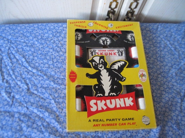 Skunk Game by Daysgonebytreasures on Etsy