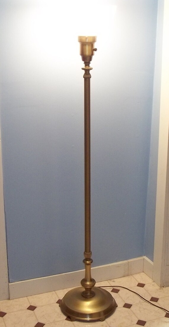 Antique Colonial Premier Floor Lamp Brass Mogul Socket
