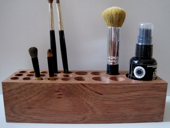 Natural Rustic Mahogany Wood Desk Organizer by ...