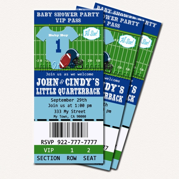 Ticket Invitations For Baby Shower 4