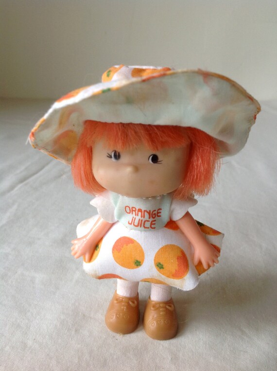 Vintage Blue Box Orange Juice Doll by venusloon on Etsy