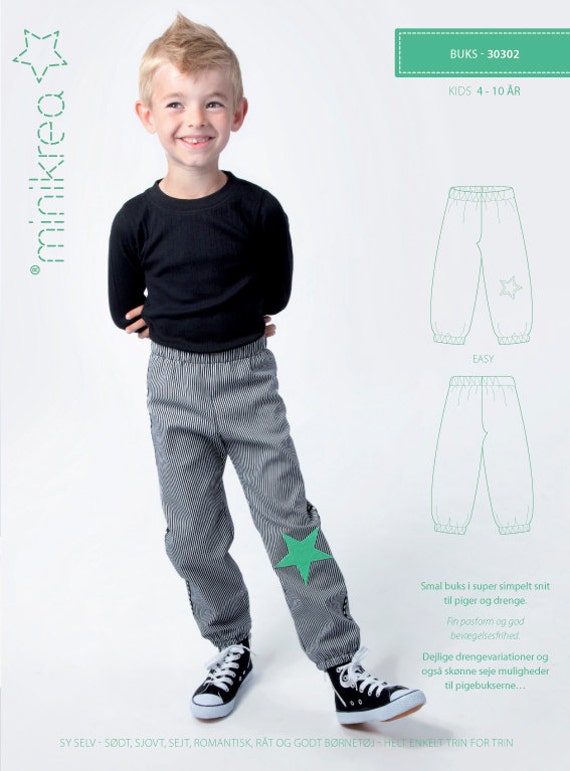 baby Minikrea 30302 Sewing sweatpants baby  pattern  for to PATTERN Denmark   Trousers   Pants