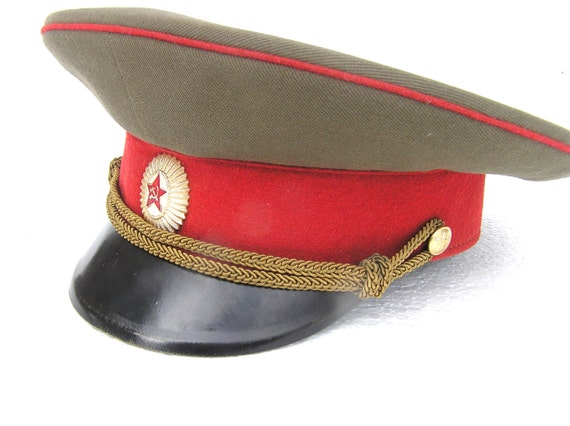 Russian army officer military parade hat cap by SoYesterdaySoCool