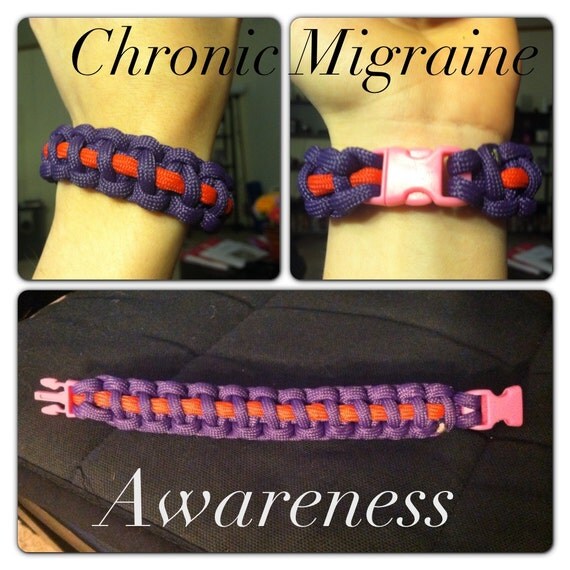Items similar to Chronic Migraine Awareness Bracelet on Etsy