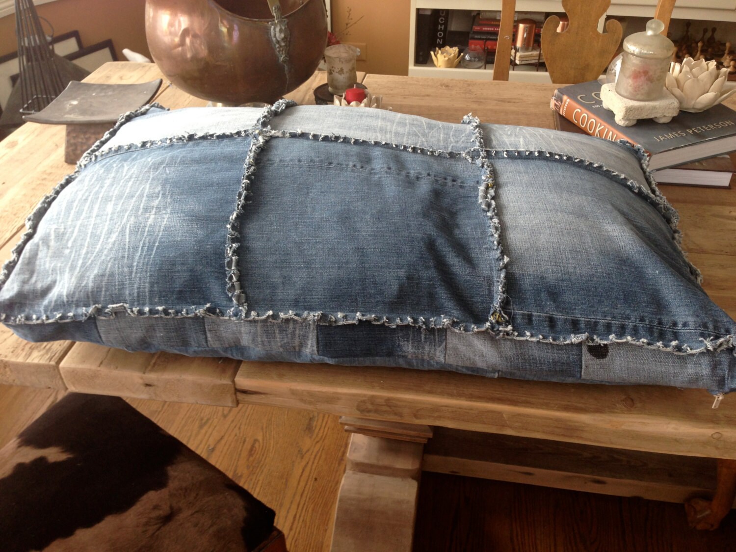 Dog Bed Denim Dog Bed Denim Bed Recycled Denim