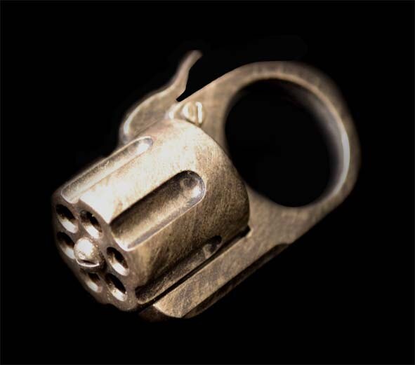 NEW STYLE for 2013 Chamber Gun Ring wasteland steel Acrylic