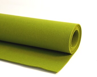 Thick Wool Felt - 3mm - 18" X 18" - 100% Wool Felt - Willow