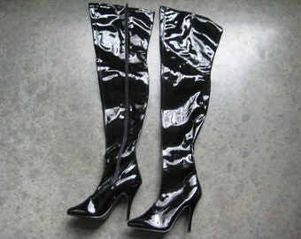 Vintage thigh high boots – Etsy