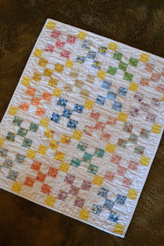 Patchwork Quilt for American Girl 18 Inch Doll Reproduction