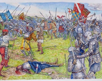 Flodden 1513 Osprey Art The Death of James IV by stephengwalsh