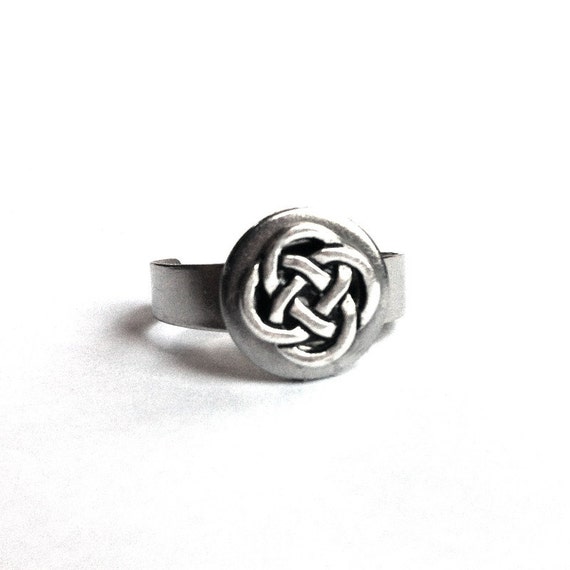 Silver Celtic Knot Ring Stainless Steel Jewelry Celtic