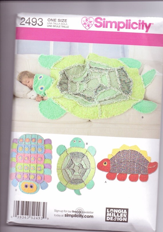 New Simplicity Pattern Baby Toddler Patchwork Quilt Blanket