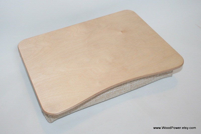 Wooden Laptop Desk / Bed Tray / Serving Tray / Pillow by WoodPower