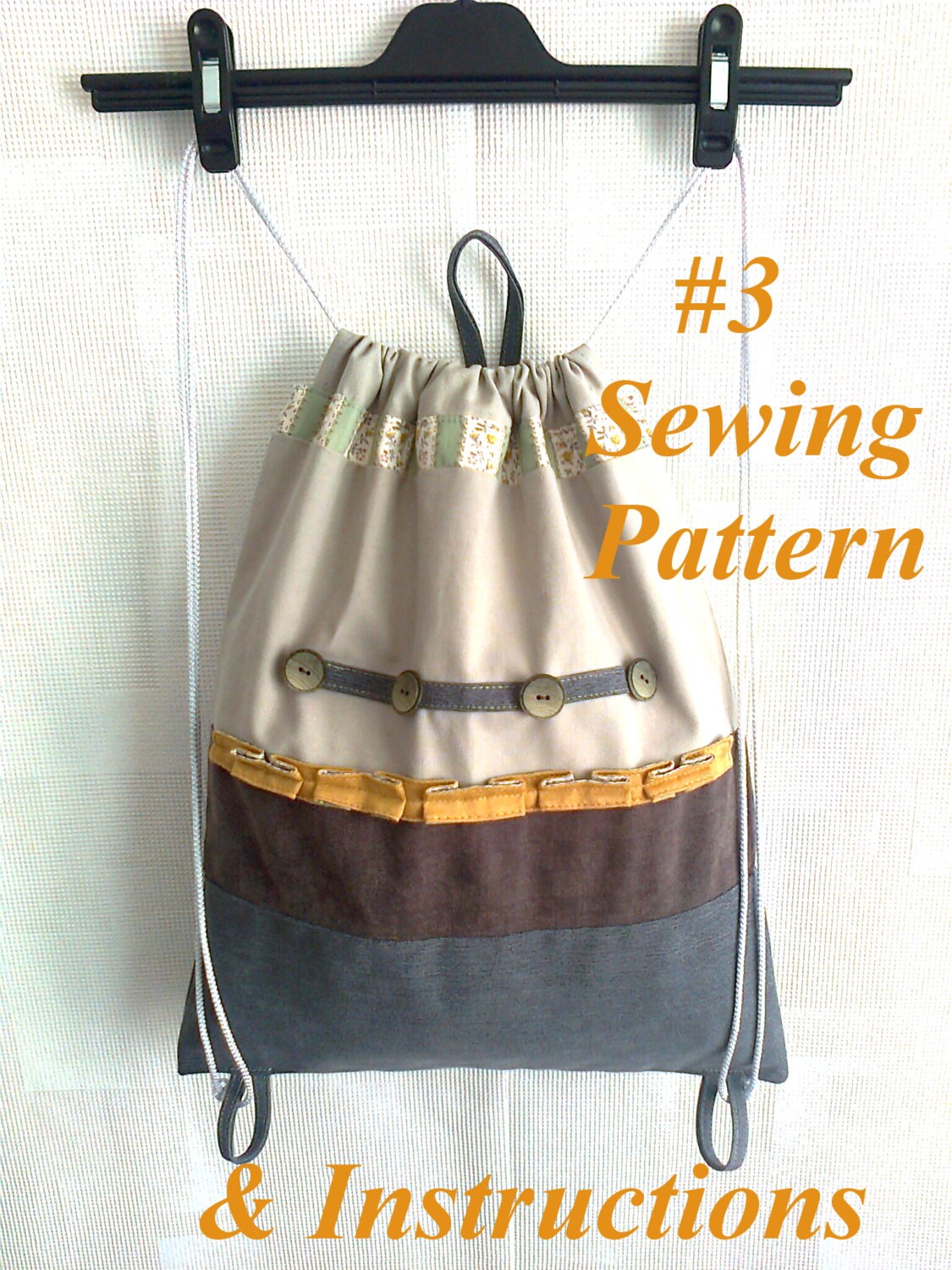 Backpack pattern pdf Beginner sewing by Bagsandclothingstore
