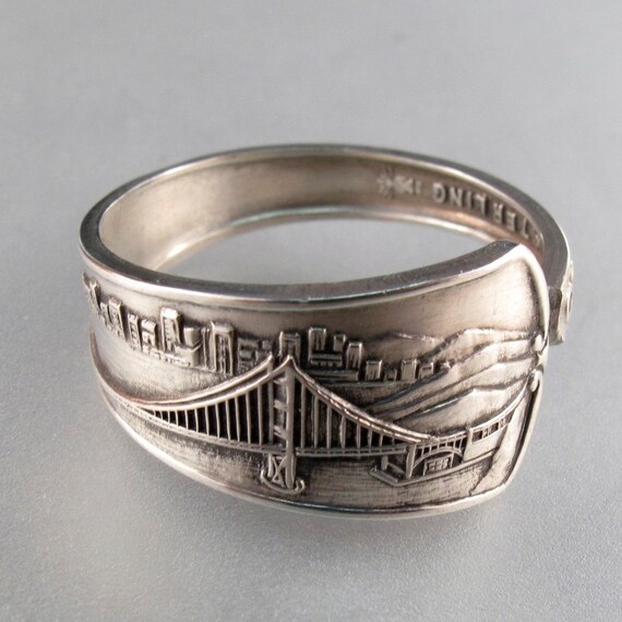 SAN FRANCISCO spoon ring sterling silver spoon ring . spoon jewelry ...