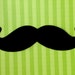 Iron-On Mustache Appliqué - Perfect for Onesies or Baby Bibs