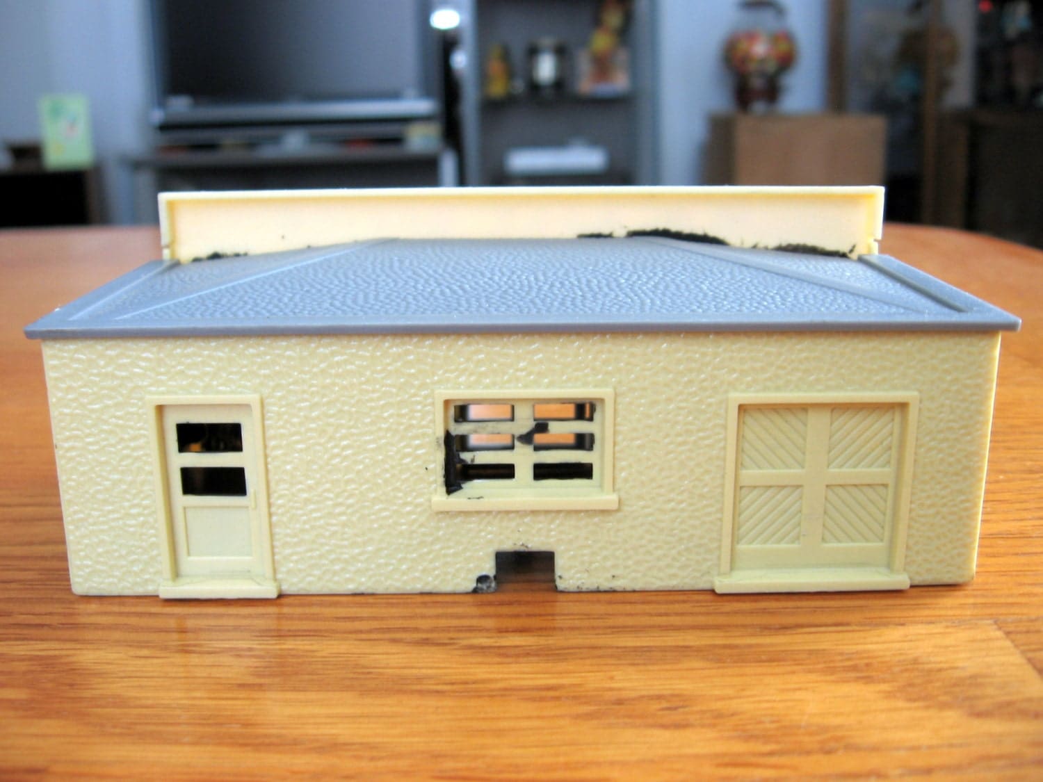 1950s Plasticville USA HO Scale Post Office for Train Layout