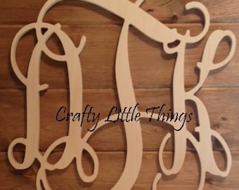 Wooden Monogram Sale - 18 INCH - FAST SHIPPING!