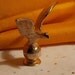 Doll House Eagle on Ball Statue - Dollhouse Gold Eagle - 1/12th Scale - AEA4