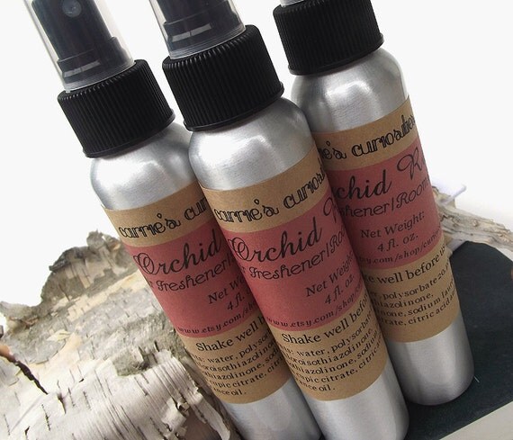 Orchid Rain scented Room Spray -- 4 ounce Bottle