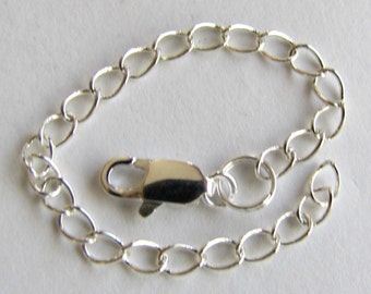 Extender Chain, 2 to 6 inch, Silver, Gold, Copper, Brass Extender, Jewelry, Anklet Chain, Anklet, Bracelet, Necklace Extender
