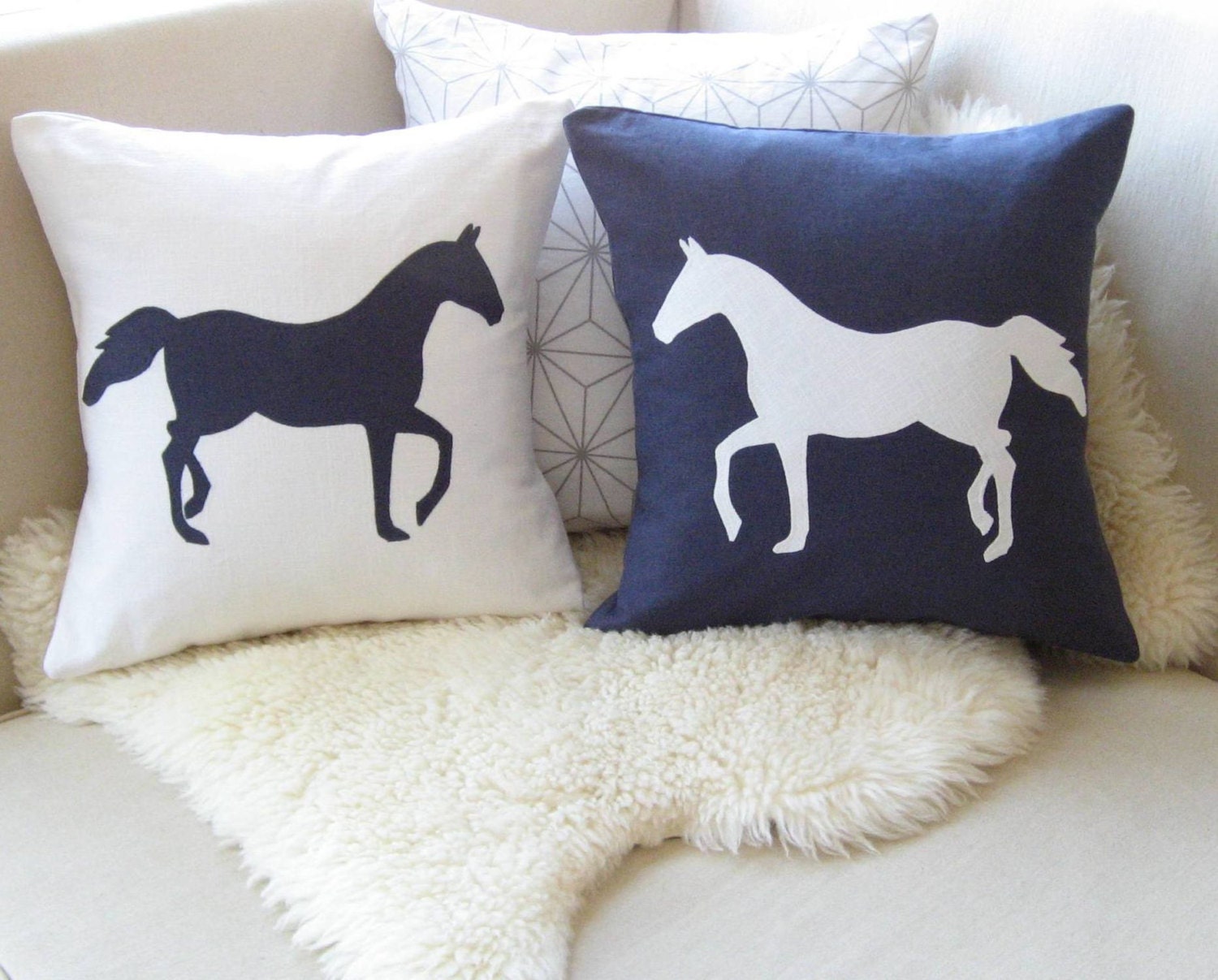 giant horse pillow