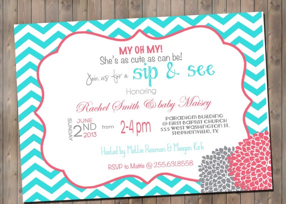 Come And Go Baby Shower Invitations 3