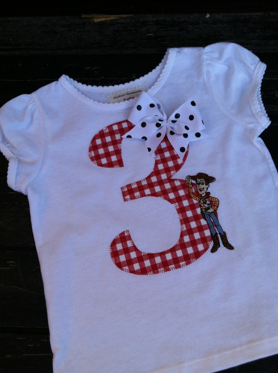 toy story woody birthday shirt